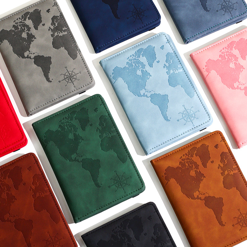 New Map Printed Passport Holde - Travel Accessories India ulasan dan harga
