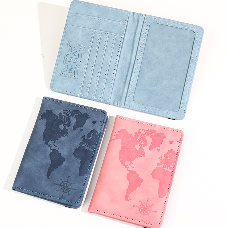 New Map Printed Passport Holde - Travel Accessories India ulasan dan harga