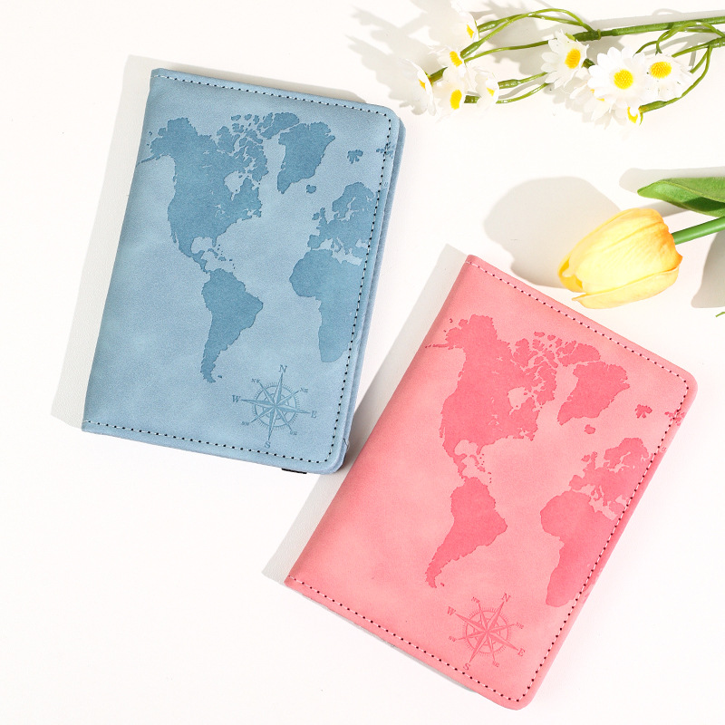New Map Printed Passport Holde - Travel Accessories India ulasan dan harga