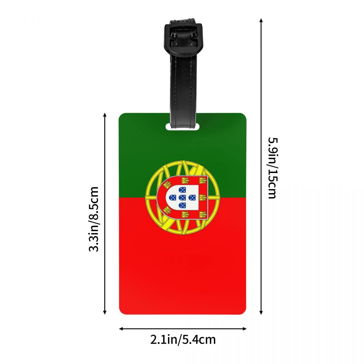 Flag Of Portugal Luggage Tag f - Luggage Cover Protector ulasan dan harga