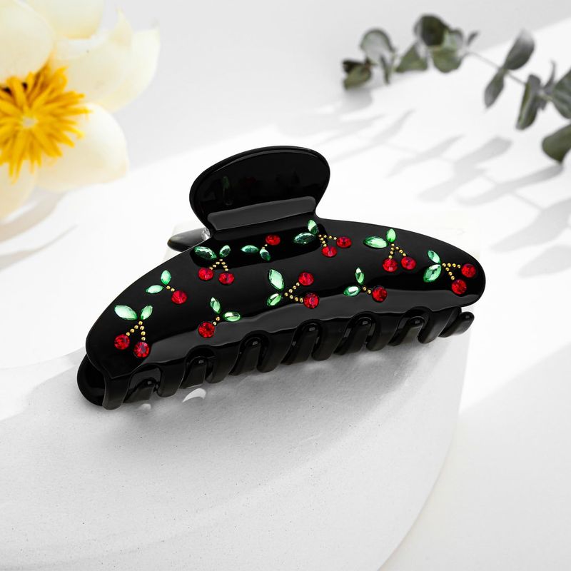 1pc Cherry Hair Clip, Rhinesto - Travel Accessories Aesthetic ulasan dan harga