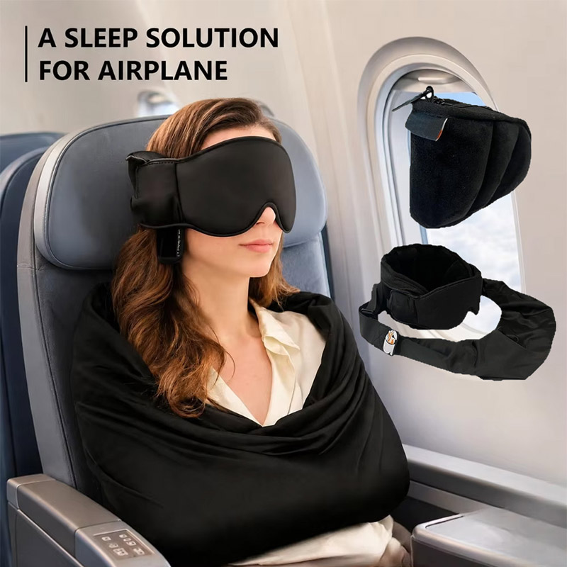 3-in-1 Airplane Sleep Support  - Travel Accessories Long Flight ulasan dan harga