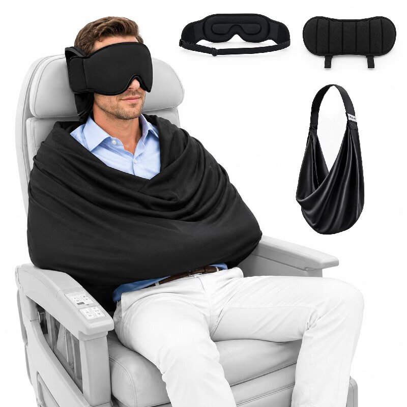 3-in-1 Airplane Sleep Support  - Travel Accessories Long Flight ulasan dan harga
