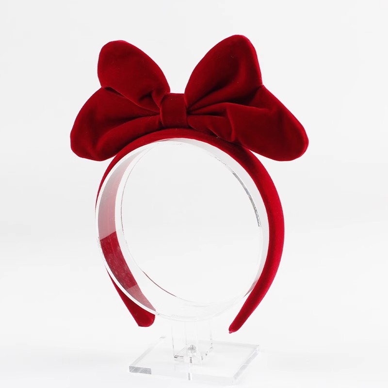 Red Bow Headband for Women, La - Travel Accessories As Gifts ulasan dan harga