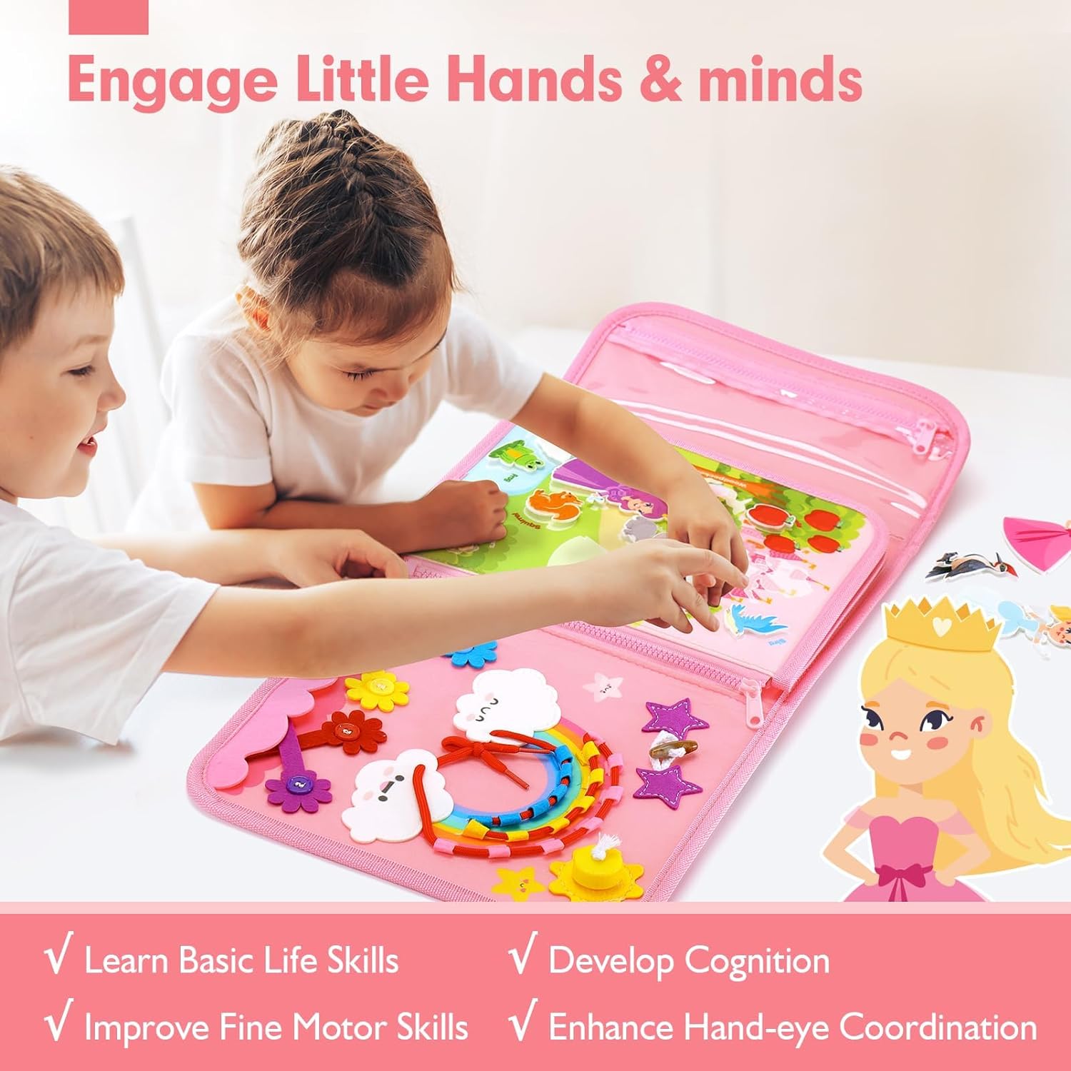 Toddler Busy Board Toys Montes - Travel Accessories Baby ulasan dan harga