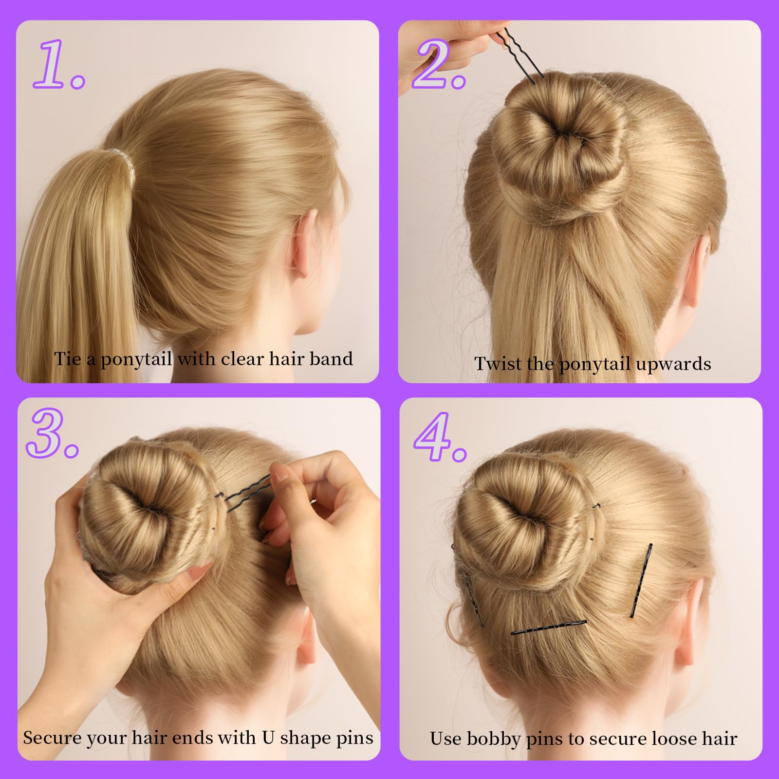 Hair Clip Set 4 Pcs/6 Pcs Natu - Travel Accessories Baby ulasan dan harga