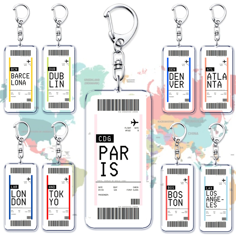 Plane Ticket Boarding Pass Key - Travel Accessories India ulasan dan harga