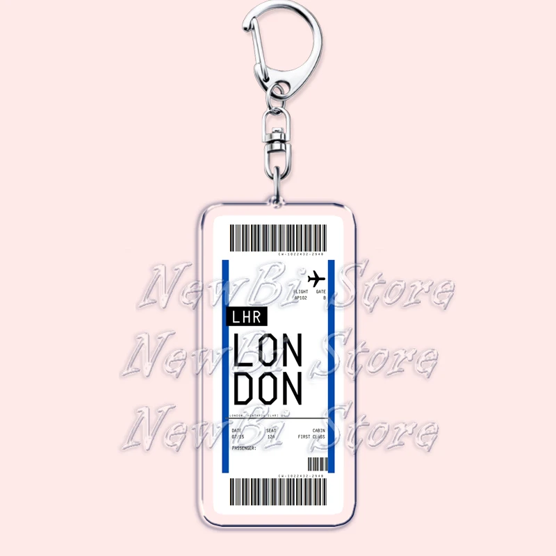 Plane Ticket Boarding Pass Key - Travel Accessories India ulasan dan harga