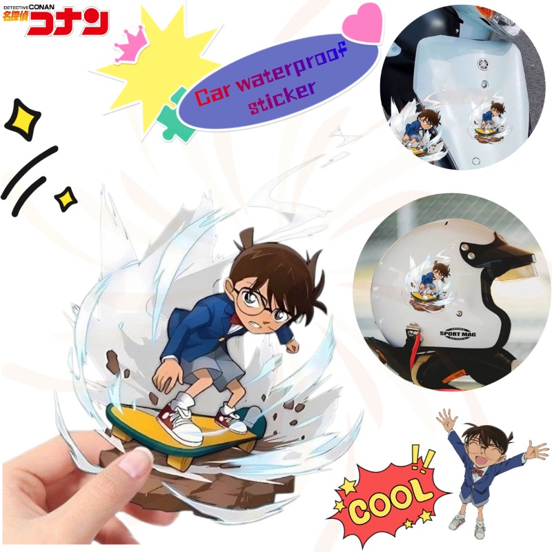 Detective Conan Cartoon Skateb - Luggage Cover Protector ulasan dan harga