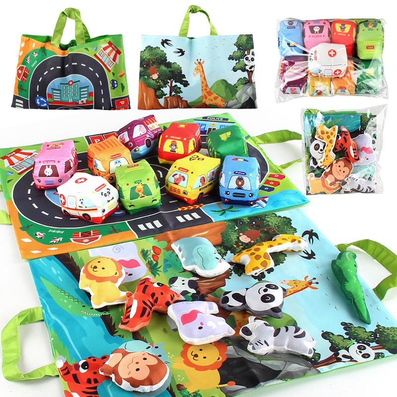 Soft Fabric Car Toy for Babies - Travel Accessories Baby ulasan dan harga