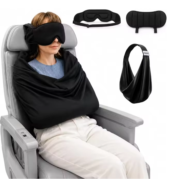 3-in-1 Airplane Sleep Support  - Travel Accessories Long Flight ulasan dan harga