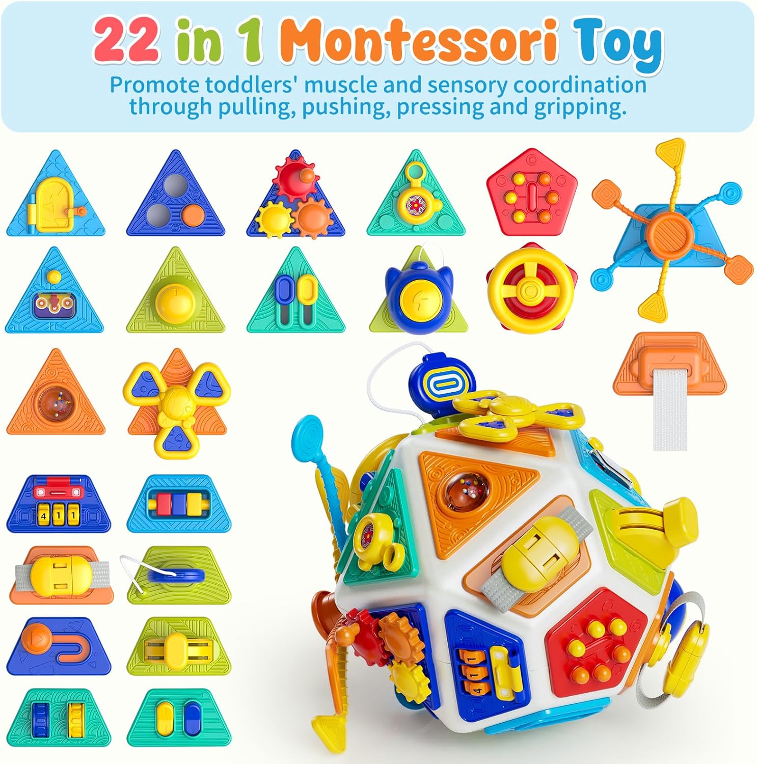 22-in-1 Baby Busy Board Activi - Travel Accessories Baby ulasan dan harga